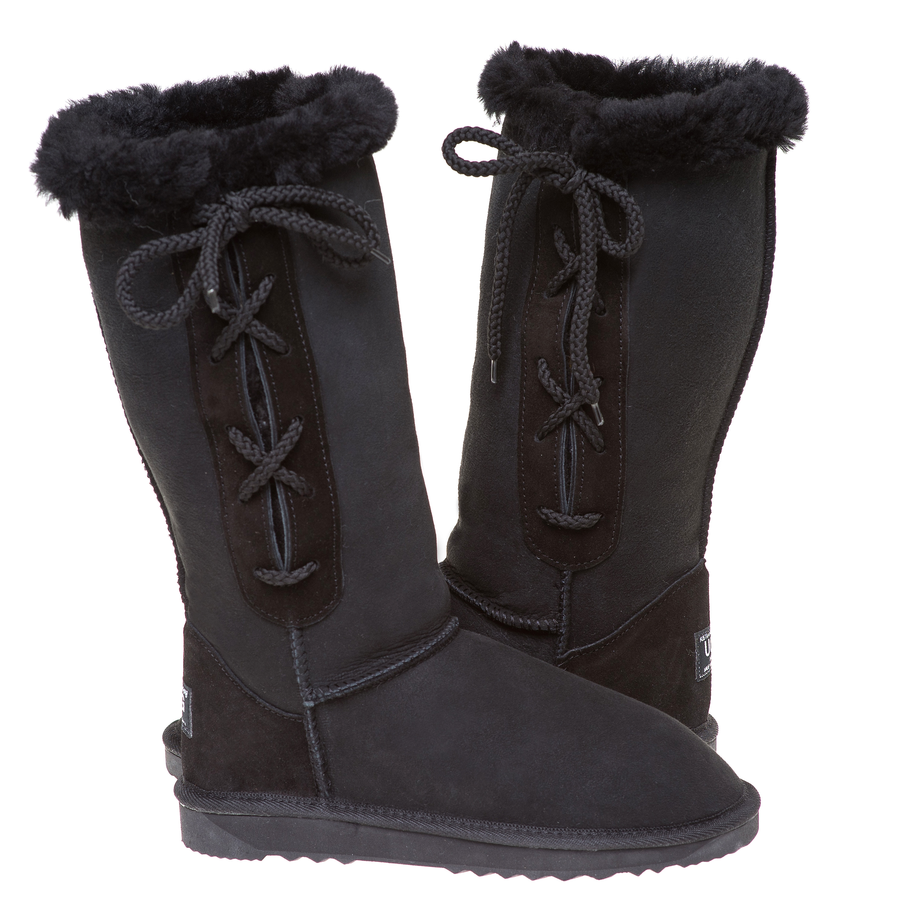 Lace-up/Unisex Ugg boots - Australian Leather - Australian Made Ugg Boots