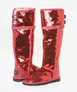 red sparkly uggs