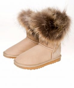 ugg boots with fur on top