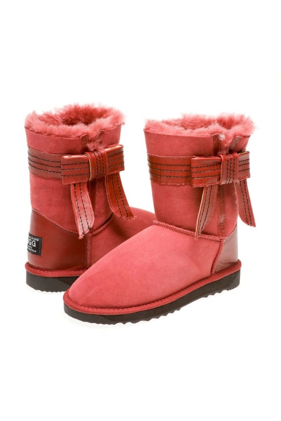 ugg boots with bow on the side