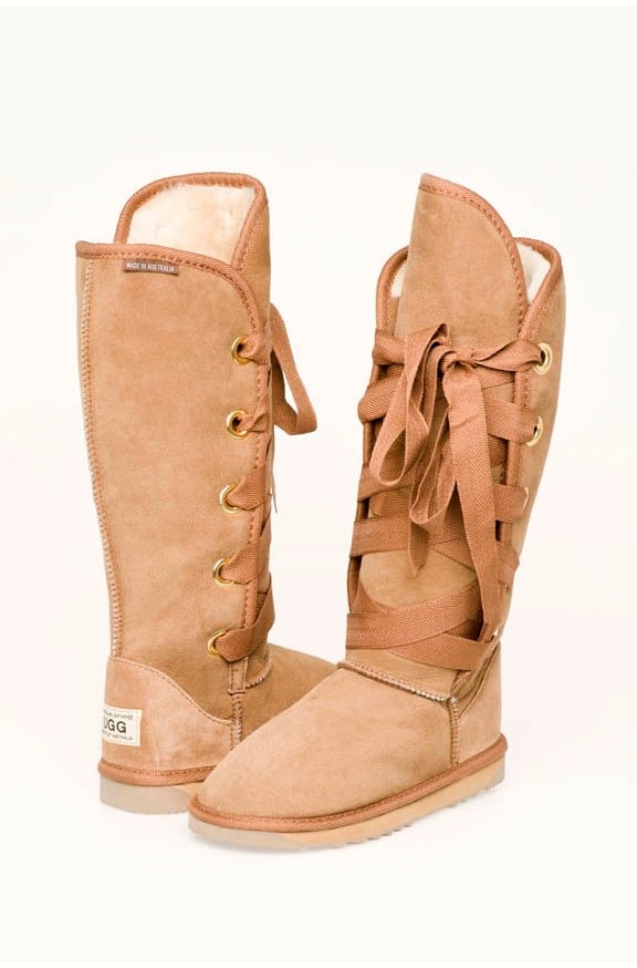 ugg boots tie up front