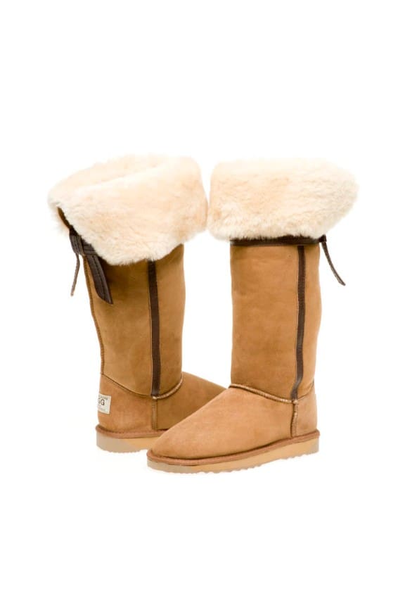 long uggs with bows