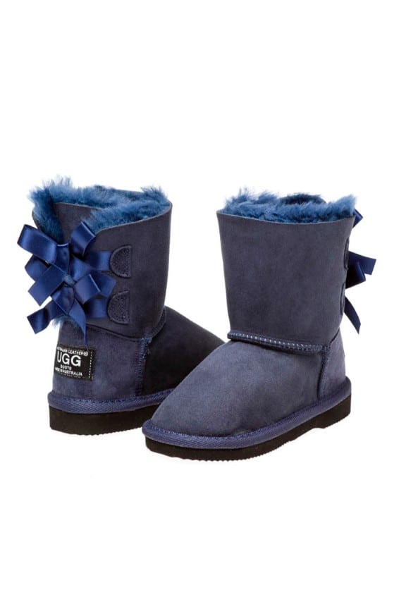 ugg boots with bows at the back