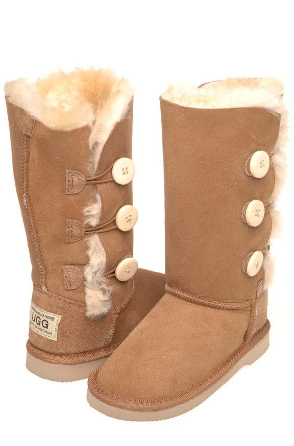 ugg boots with 3 buttons
