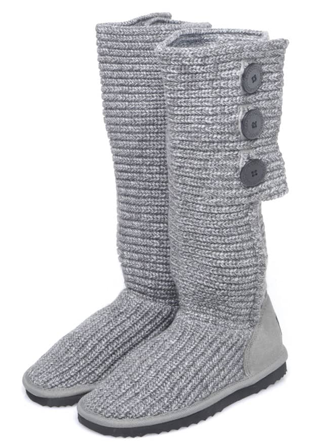 Knitted Boots - Australian Leather 