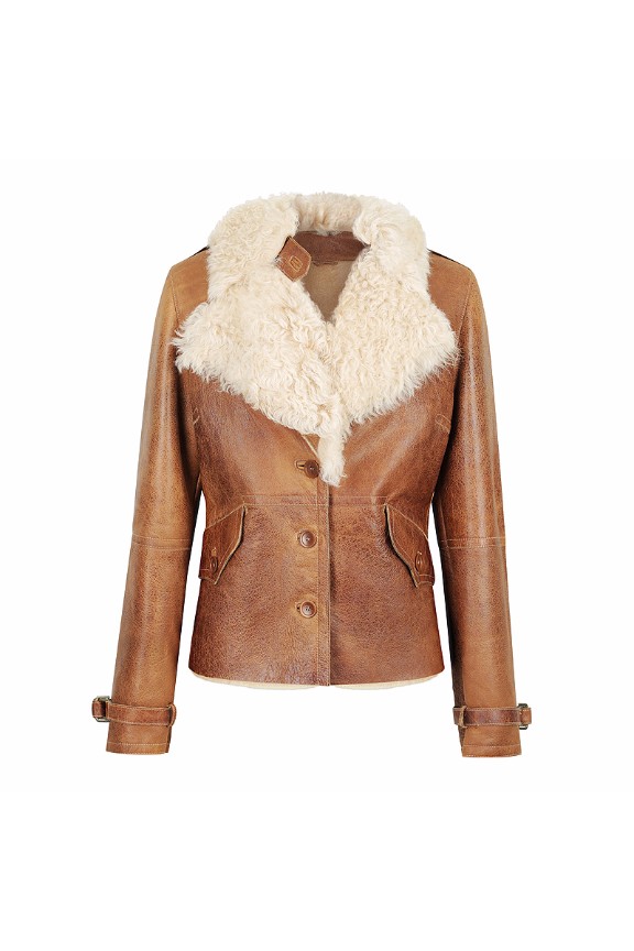 ugg leather coat