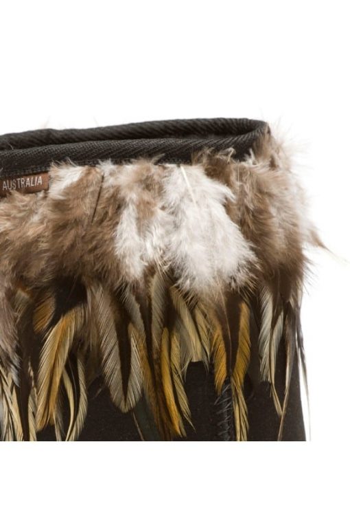 ugg leather feather