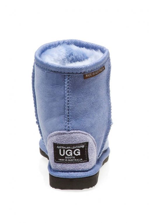 blue leather ugg boots