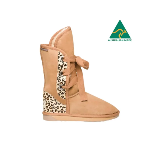 Short Roxy Nomad Ugg Boots Cheeta Print Heel